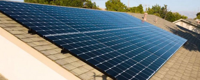 residencia solar fotovoltaico